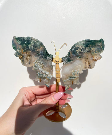 Moss Agate Wings #2